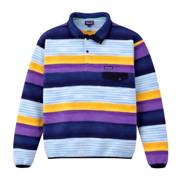 Patagonia Other - Patagonia Synchilla Snap T Mens XXL Painted Fitz Stripe PZNV Fleece
